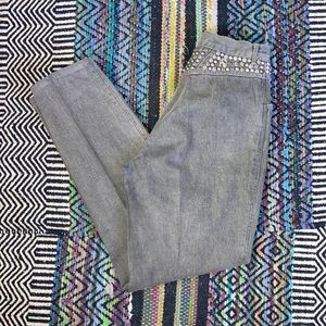 Vintage 1980’s Della-Sport Western Black gray   Mom Bareback Jeans 8x30